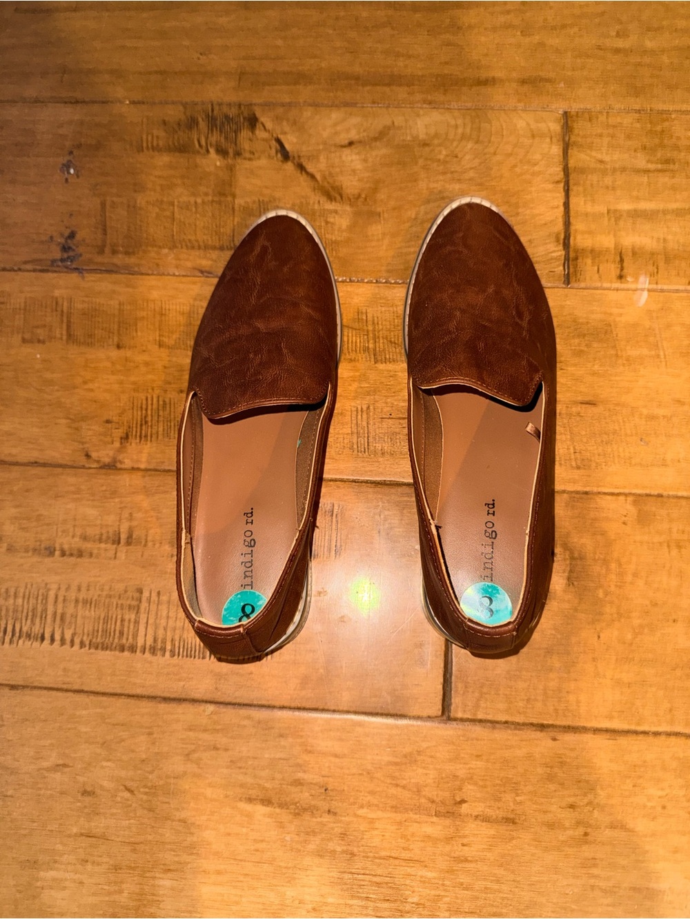 Indigo Brown Slip-On Loafers